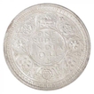 Silver One Rupee Coin of King George VI of Bombay Mint of 1944.