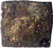 Copper Square Coin of City State of Eran Vidisha Region.