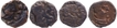 Copper Drachma Coins of Rajuvula Satrapas of Indo Scythians.