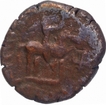 Copper Drachama Coin of Soter Megas alias Vima Takto of Kushan Dynasty.