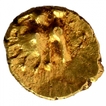 Gold Half Fanam Coin of Hoysala Dynasty of Sri Lakshmi type.