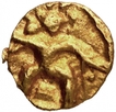 Gold Half Fanam Coin of Hoysala Dynasty.