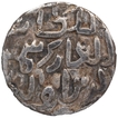 Silver Half Tanka Coin of Shams ud din Ilyas Shah of Bengal Sultanate.