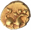 Gold Fanam Coin of Sarabhaji I of Marathas of Tanjavur.