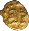 Gold Half Fanam coin of Wai Karhad Region of Tanjavur Maratha.