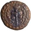 Copper Kasu Coin of Tirumala Raya of Aravidu Dynasty of Vijayanagara Kingdom.