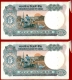 Error Five Rupees Bank Notes Signed By C.Rangarajan.