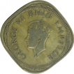 Error Copper Nickle Two Annas Coin of King George VI.