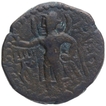 Copper Drachma Coin of Kanishka I of Kushan Dynasty.