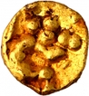 Gold One Quarter Fanam Coin of Kadmabas of Hangal.