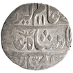 Silver One Rupee Coin of Muradabad Mint of Rohilkhand Kingdom.
