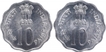 Aluminium Ten Paise Coins of Happy Child Nations Pride of Bombay and Calcutta Mint of Republic India of 1979.
