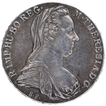Silver Thaler Coin of Maria Theresia of Austria.