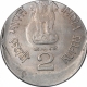 Cupro Nickle Error Two Rupees Coin of Sardar Vallabhbhai Patel of Republic Indiaof 1996.