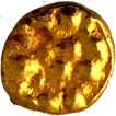 Gold One Quarter Fanam Coin of Chalukyas of Kalyana.