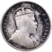 Silver Five Cents Coin of King Edward VII of Strait Settlement.