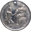White Metal Medallion of Golden Jubilee of Queen Victoria of United Kingdom.