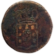 Copper Half Tanga Coin of Miguel of Goa of Indo Portuguese.