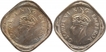 Cupro Nickel Two Annas Coins of King George VI of Calcutta and Bombay Mint of 1941.