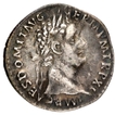 Silver Denarius Coin of Domitian of Roman Empire.