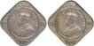 Cupro Nickel Two Annas Coins of King George V of Bombay Mint of 1925 and 1926.