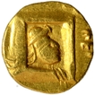 Rare Gold One Quarter Dinar coin of Vima Kadphises of Kushan Dynasty