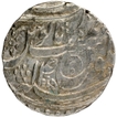 Silver One Rupee Coin of Asafnagar Mint of Rohilkhand Kingdom.