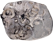 Silver Karshapana Punch Marked Coin of Kosala Janapada with tortoise and geometric punches.