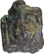 Square Cast Copper Karshapana Coin of Late Mauryan Period.