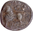 Potin Coin of Siri Satakarni of Satavahanas of Junnar Lion type.