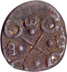 Potin Coin of Siri Satakarni of Satavahanas of Junnar Lion type.