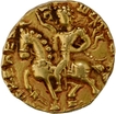 Horseman type Extremely Rare Gold Dinar Coin of Kumaragupta I Raja Mahendraditya of Gupta Dynasty in almost Un Circulated Condition.