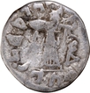 Indo Greeks Silver Drachma Coin of Apollodotus II of Chach Mintmark.