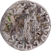 Indo Greeks Silver Drachma Coin of Apollodotus II with Jammu Mintmark.