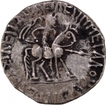 Silver Tetradrachma Coin of Azes I with Azilises of Indo Scythians.