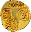 Punch Marked Gold Pagoda Coin of Paramaras of Vidarbha Ruler Jagadeva.