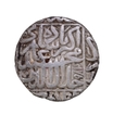 Mughal Empire Akbar Silver Rupee Coin of  Agra Dar ul Khilafa Mint of Hijri year 984..