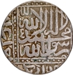 Mughal Empire Akbar Silver Rupee Coin of Ahmadabad Mint with Hijri year 985.