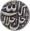  Jalla Jalalahu type Lahore  Mint  Silver Rupee  Ilahi 4x Month Ardibihisht  (Taurus) Coin of Akbar.