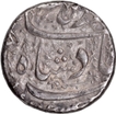 Mughal Empire Jahangir Silver Rupee Coin Surat Mint with Retrograded 81 Regnal Year.