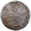 Allahabad Mint Silver Rupee Broad Flan Coin of Shah Jahan.
