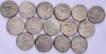A lot of Fifteen  Coins of Bareli  Mint   Silver Rupee  AH 1173/74 /14 RY Ahmad Shah Durrani.