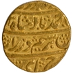 Gold Mohur Coin of Ahmad Shah Durrani of Shahjahanabad Dar ul Khilafa  Mint of Durrani.  