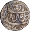 Three dots variety   Muradabad Mint Silver Rupee  2 RY Coin of Rohilkhand.