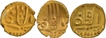 Lot of Three Gold Fanam Coins of Nayakas of Chitradurga.