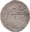   Islamabad  Mathura  Mint, Silver Rupee 21  RY Coin Scimitar in Seen of julus  of Bindraban State.