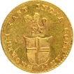  Gold 5 Rupees (1/3 Mohur) Coin of Madras presidency.