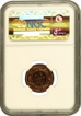 Extremely Rare PL 64 RD NGC Graded Proof Copper 1/2 Pice  Coin of Victoria Empress of Calcutta Mint of 1892.