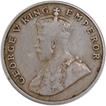 Cupro Nickel Eight Annas Coin of King George V of Calcutta Mint of 1919.