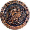 Georgius III Copper Two Penny Coin of United Kingdom of 1797.